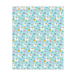 Happy Llama And Cactus Pattern Print Curtain