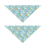 Happy Llama And Cactus Pattern Print Dog Bandana