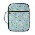Happy Llama And Cactus Pattern Print Front Pocket Bible Bag