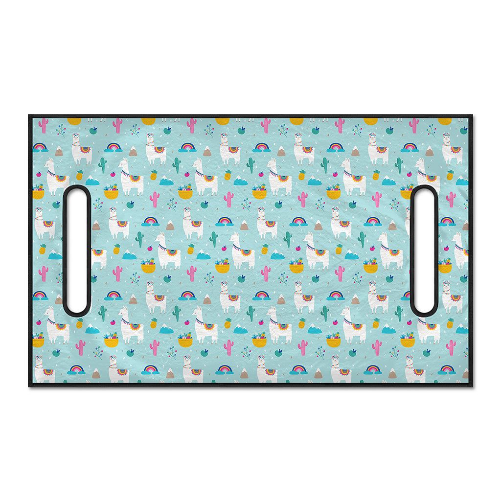 Happy Llama And Cactus Pattern Print Golf Cart Seat Cover