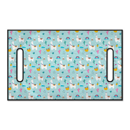 Happy Llama And Cactus Pattern Print Golf Cart Seat Cover