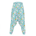 Happy Llama And Cactus Pattern Print Hammer Pants