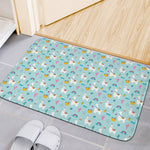 Happy Llama And Cactus Pattern Print Indoor Door Mat