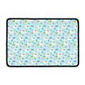 Happy Llama And Cactus Pattern Print Kitchen Mat