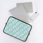 Happy Llama And Cactus Pattern Print Laptop Sleeve