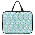 Happy Llama And Cactus Pattern Print Laptop Sleeve With Handle