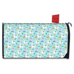 Happy Llama And Cactus Pattern Print Mailbox Cover