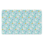 Happy Llama And Cactus Pattern Print Polyester Doormat