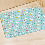 Happy Llama And Cactus Pattern Print Polyester Doormat