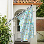 Happy Llama And Cactus Pattern Print Polyester Flag