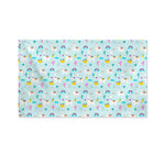 Happy Llama And Cactus Pattern Print Polyester Flag