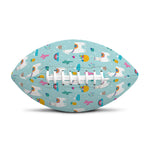 Happy Llama And Cactus Pattern Print Rugby Ball