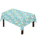 Happy Llama And Cactus Pattern Print Tablecloth