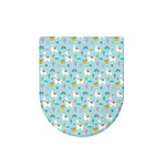 Happy Llama And Cactus Pattern Print Toilet Lid Cover