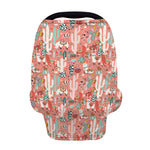 Happy Llama Pattern Print Baby Seat Cover