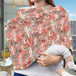 Happy Llama Pattern Print Baby Seat Cover