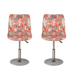 Happy Llama Pattern Print Bar Stool Covers