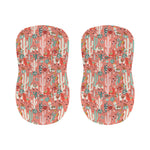 Happy Llama Pattern Print Bar Stool Covers