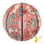 Happy Llama Pattern Print Basketball