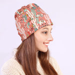 Happy Llama Pattern Print Beanie