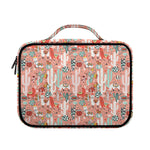 Happy Llama Pattern Print Briefcase Bible Bag
