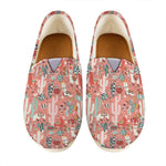 Happy Llama Pattern Print Casual Shoes