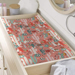 Happy Llama Pattern Print Changing Pad Cover