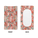 Happy Llama Pattern Print Changing Pad Cover
