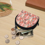 Happy Llama Pattern Print Coin Purse