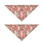 Happy Llama Pattern Print Dog Bandana