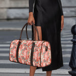 Happy Llama Pattern Print Duffle Bag