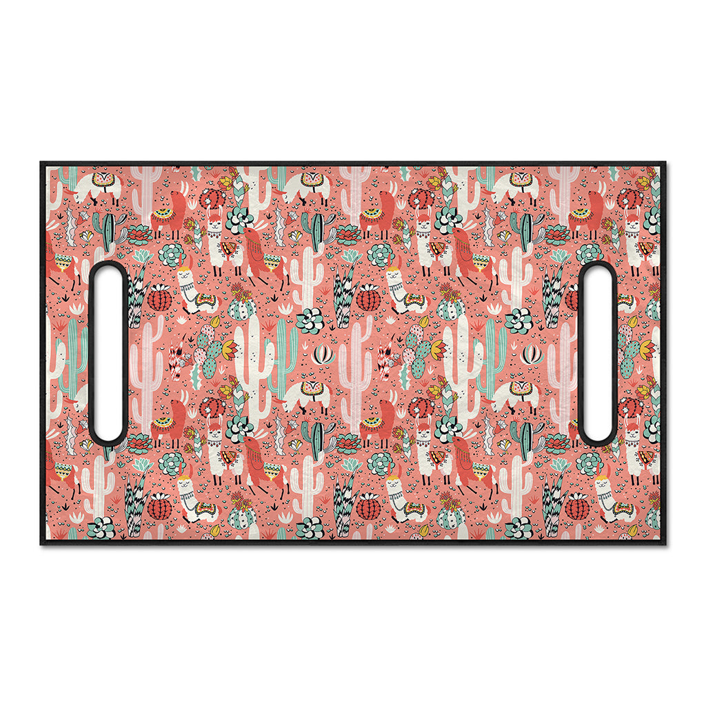 Happy Llama Pattern Print Golf Cart Seat Cover