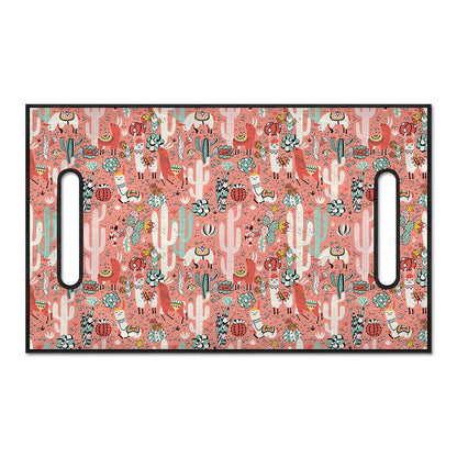 Happy Llama Pattern Print Golf Cart Seat Cover