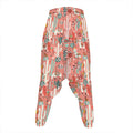 Happy Llama Pattern Print Hammer Pants