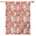 Happy Llama Pattern Print House Flag