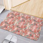 Happy Llama Pattern Print Indoor Door Mat