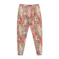 Happy Llama Pattern Print Jogger Pants