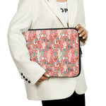 Happy Llama Pattern Print Laptop Sleeve