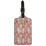 Happy Llama Pattern Print Luggage Tag