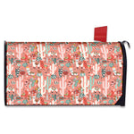 Happy Llama Pattern Print Mailbox Cover