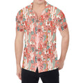 Happy Llama Pattern Print Men's Shirt
