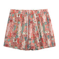Happy Llama Pattern Print Mesh Shorts