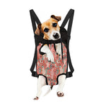 Happy Llama Pattern Print Pet Carrier Backpack