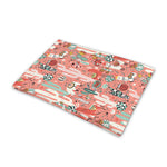 Happy Llama Pattern Print Pet Cooling Mat Cover