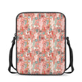 Happy Llama Pattern Print Rectangular Crossbody Bag