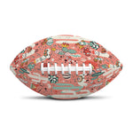 Happy Llama Pattern Print Rugby Ball