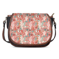 Happy Llama Pattern Print Saddle Bag