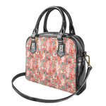 Happy Llama Pattern Print Shoulder Handbag