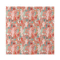 Happy Llama Pattern Print Silk Bandana