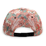Happy Llama Pattern Print Snapback Cap